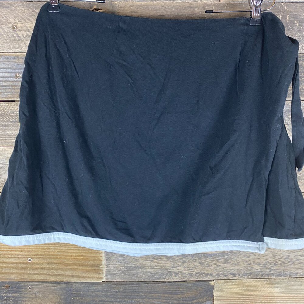 Le Cove Women's Sz L? Black Swim Suit Cover Up Wrap Skirt